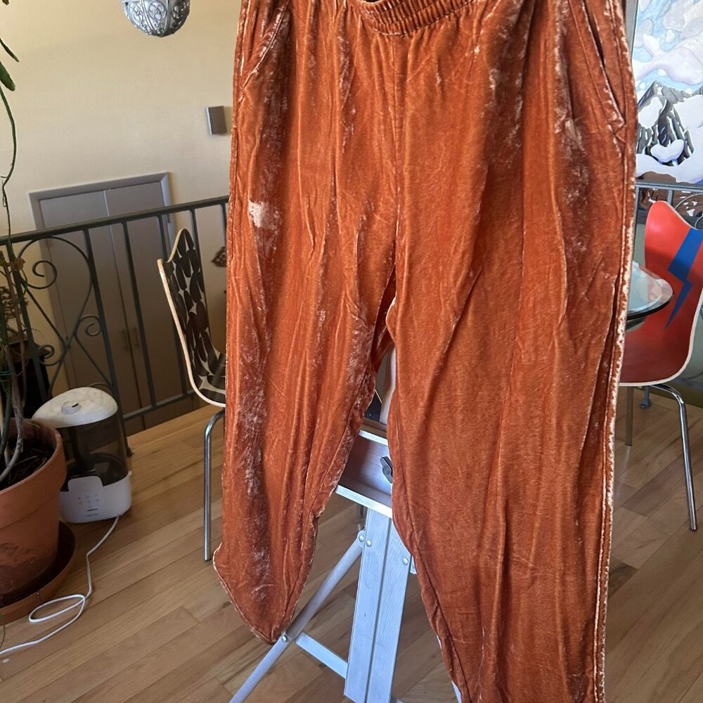 Amber velvet Madewell Joggers XL